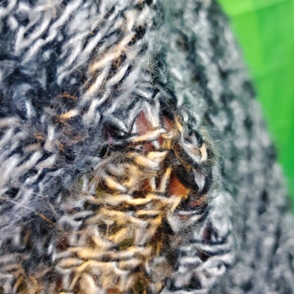 Vero moda denim wool turtle neck winter gray women sweater Small fall - Picture 16 of 16